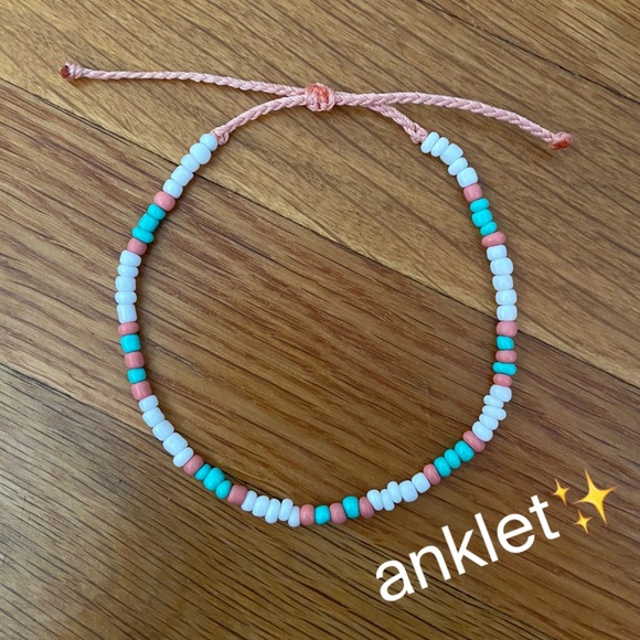 Hand Crafted Jewelry - seed bead anklet